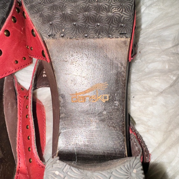 Red Dansko Clogs used once 39 in Red - Picture 5 of 5